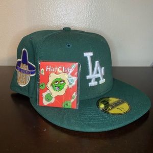 Hat Club LIMITED EDITION Dodgers Green Eggs & Ham Hat SIZE 7 1/2